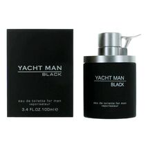Yacht Man Black by Myrurgia, 3.4 oz Eau De Toilette Spray for Men - $339.56 MXN