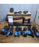 KVM Switch 8 Port 8X1 Rackmount KVM Switch VGA Included 8 2-in-1 KVM Cab... - $1,193.46 MXN