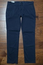 Hugo Boss Men&#39;s Schino Slim Fit Stretch Cotton Dark Blue Khaki Chino Pan... - $65.22