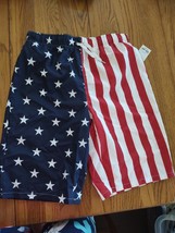 City Streets Size XL 18/20 Boys Flag Swim Shorts - $19.80