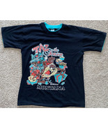 Looney Tunes Taz The Season T-Shirt Mens M Black Single Stitch USA Chris... - £23.59 GBP