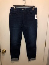 NWT Old Navy SZ 8 Rock Star Super Skinny Ankle Jeans Mid Rise Waist 29&quot; ... - $282.50 MXN