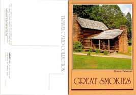 Tennessee Smoky Mountains National Park Homestead Log Cabin House VTG Po... - £7.49 GBP