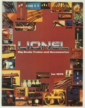Vintage Advertising Paper LIONEL Model Railroad BIG SCALE Train Catalog 1978 - £13.47 GBP
