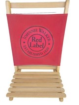  Johnny Walker Scotch Red Label  Wooden  Beach Chair Advertising  - £39.56 GBP