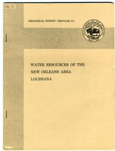 Water Resources of the New Orleans Area Louisiana Geological Survey Circular 374 - £22.13 GBP