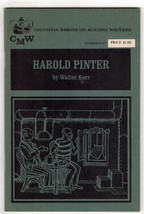 Walter Kerr. HAROLD PINTER First Edition 1967 Fine Columbia Essays on Writers - $14.39