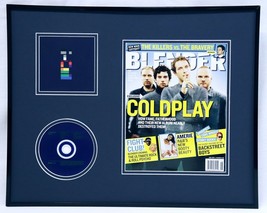 Coldplay 16x20 Framed 2005 Blender Magazine &amp; X&amp;Y CD Display - £62.29 GBP