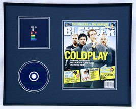 Coldplay 16x20 Framed 2005 Blender Magazine &amp; X&amp;Y CD Display - $79.19