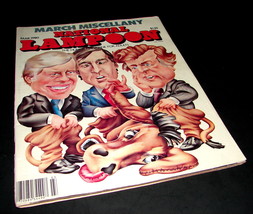 National Lampoon Magazine 1980 March Miscellany Ted Kennedy Jimmy Carter Humor 2 - £13.36 GBP