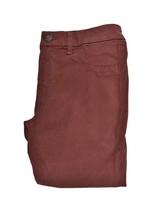 J BRAND Womens Trousers Anja Skinny OX Blood Red 24W - £56.53 GBP