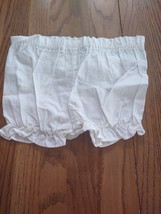 Precious Moments 0-3 Months White Ruffle Shorts - Brand New - £12.38 GBP