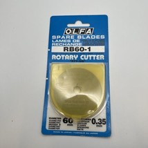 New Sealed Olfa RB60-1 60mm Rotary Cutter Tool RTY-3/G Replacement Blade RB60-1 - £8.31 GBP