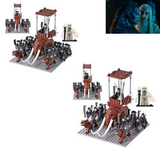 28pcs Custom LOTR Saruman &amp; Uruks Orc War Mammoth Legion Army Minifigures - £66.64 GBP