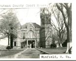 RPPC Putman County Court House Winfield West Virginia WV UNP Postcard O13 - $38.56