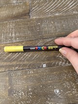 Uni Posca Yellow Pin Type Pen - $7.80