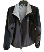 Patagonia Rain Gray Black Jacket Men&#39;s Large  Nylon Long Sleeve Hooded F... - €8,49 EUR