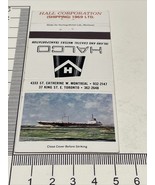 Matchbook Covers Halco Inland and Coastal Waters Transportation  Montrea... - $17.36 CAD