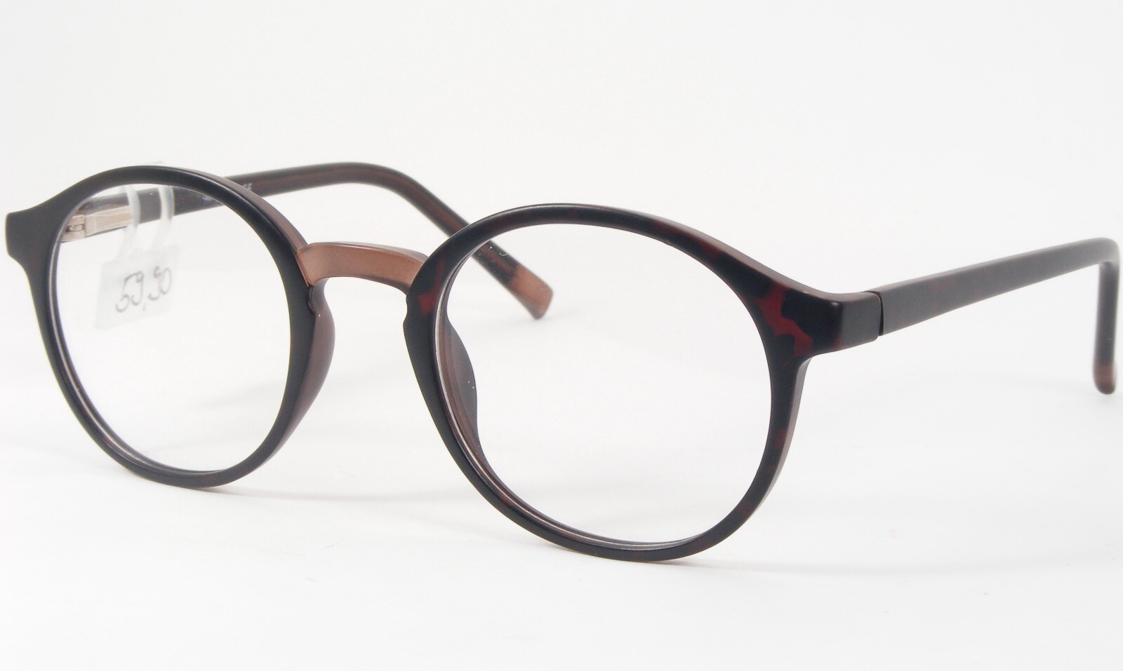 Gafas De Sol CP137A Mate Marrón Oscuro Demi ÚNICO RARO 48-22-140mm - $56.42