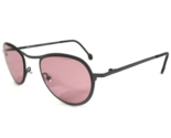 Vintage La Eyeworks Sonnenbrille SLICK 552 Gunmetal Grau Rahmen mit Rosa... - $60.23