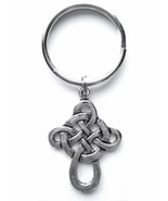 Cross Charm Key Chain or Zipper Pull With Celtic Knot Cross Charm - £8.21 GBP