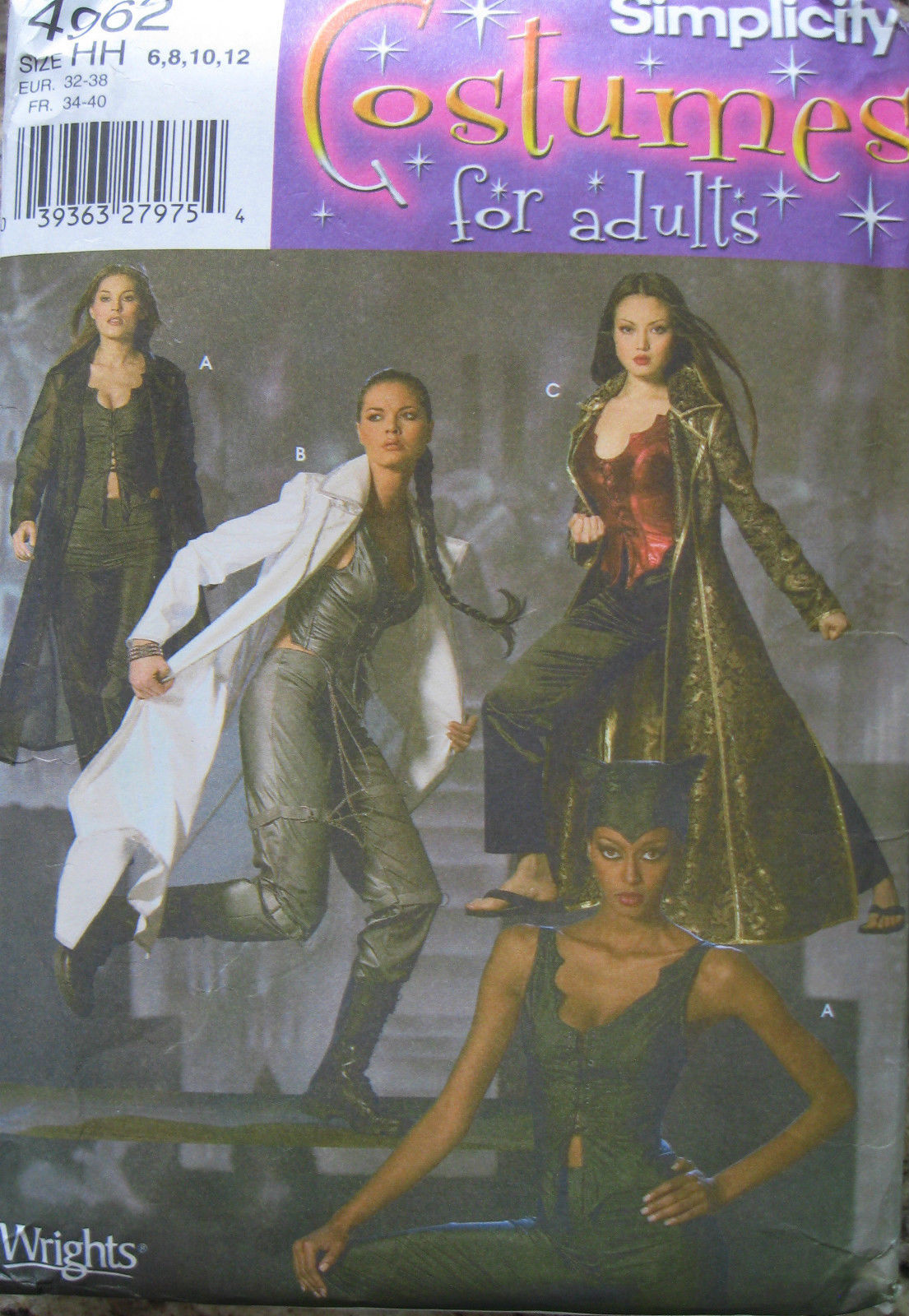 Primary image for Simplicity 4962 CATWOMAN SORCERESS COSTUMES 6-8-10-12 