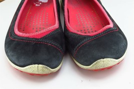 ECCO Women Sz 38 M Black Flat Leather Shoes - £15.46 GBP