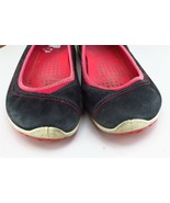 ECCO Women Sz 38 M Black Flat Leather Shoes - £15.60 GBP
