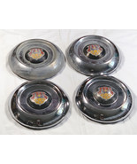 4 Vintage Oldsmobile Hubcap Wheel Covers 1940s 1950s - £116.06 GBP