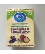 White Rain Bar Soap Lavender &amp; Shea Butter-2 Bars - £11.31 GBP