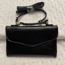 AAI Black Pebble Imitation Leather Multi-Style (Wallet,Clutch,Crossbody)... - $10.84