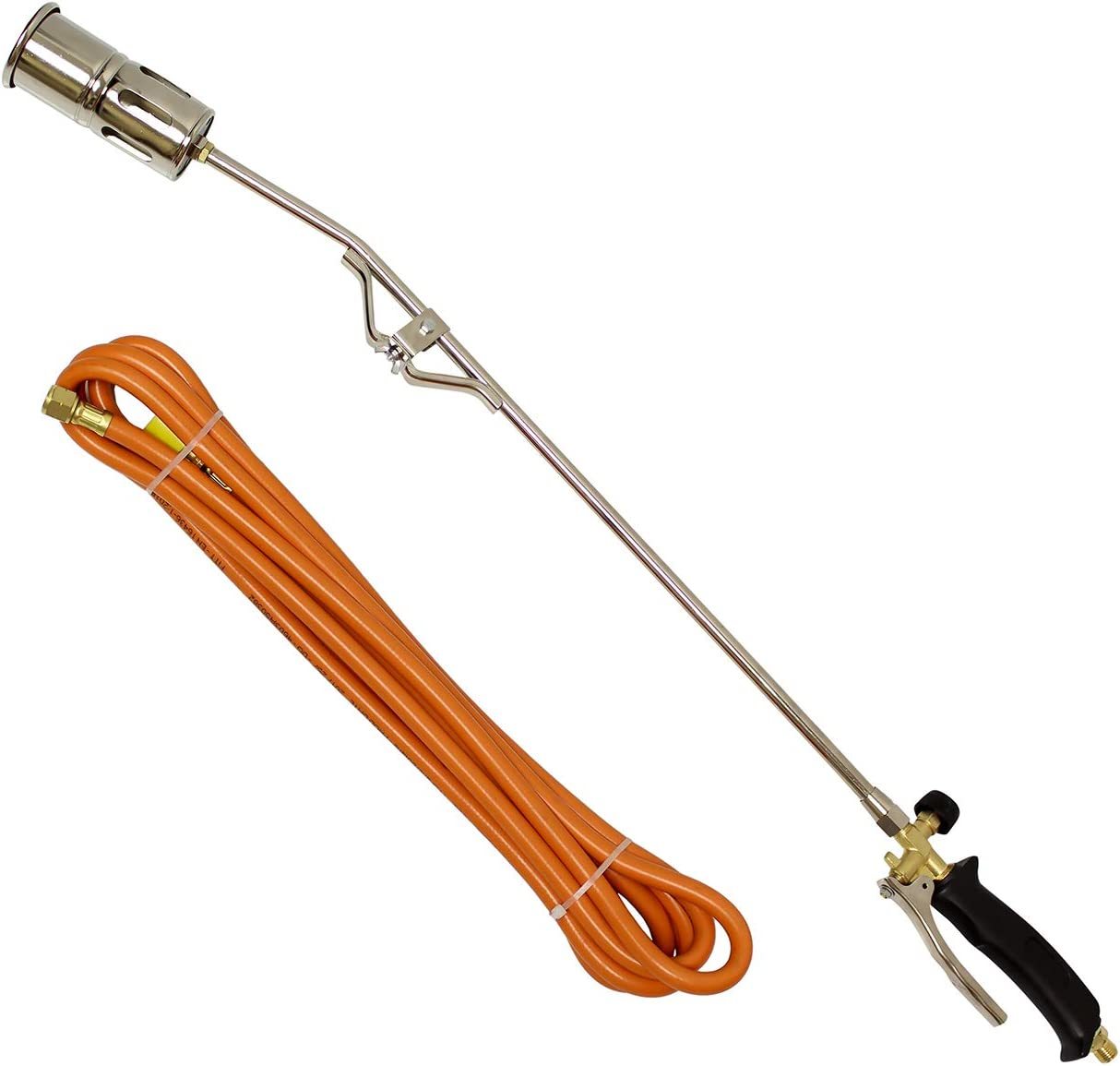 BISupply Heating Torch with 5 Meter Hose – Portable Torch Weed Burner Pr... - $44.99