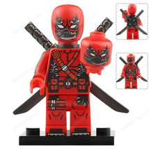 New Symbiote Deadpool - Marvel Venom Custom Minifigure Toys Collection Gift Kids - £10.80 GBP