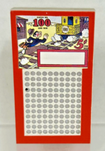 Vintage Hamilton Baby Catch 100 Train Theme Gambling Punch Board 5 Cents... - $14.36