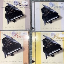 Moonlight Piano Lot Of 4 CDs Masterpiece Peaceful Classical - £16.02 GBP