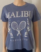 Women&#39;s Malibu Racquet Club Graphic T-Shirt Size XSmall By Goodie Two Sl... - $8.00