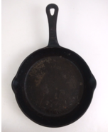Vintage MSE Martha Stewart Enterprises 8.5&quot; Black Cast Iron Skillet #5 - $40.73 CAD