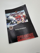 NHL Stanley Cup Hockey Super Nintendo SNES Instruction Manual Booklet NB2 - $82.94 MXN