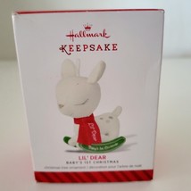 Hallmark Keepsake Christmas &quot;2014 Lil&#39;dear&quot; Baby&#39;s 1st Christmas Ornament - £6.82 GBP