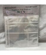 49 &amp; Market NIP Foundations Page Protectors 12 Pcs 6 Of Ea Design For Bi... - €13,01 EUR
