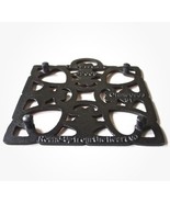 Pampered Chef Trivet Round Up From The Heart 2008 Cast Iron Copper NIB - $14.84