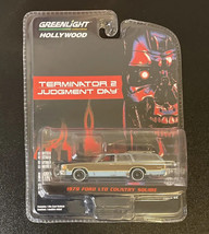 Greenlight 1:64 Terminator 2 1979 Ford LTD Country Squire Blue 44920C Diecast - £11.67 GBP