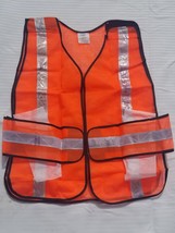 Orange Safety Vest Garbage Truck Drivers Supporters Construction Reflective - $221.85 MXN