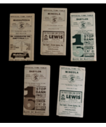Vtg Long Island Railroad LIRR Timetables Advertising Babylon Mineola Mas... - $49.99