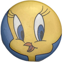 Tweety Bird Warner Bros WB 1988 Pin Button Pinback 80s Looney Tunes - £9.68 GBP