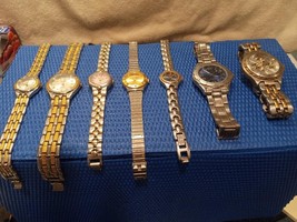 Mens and Womens Watches- Seven in Total, with one matching pair - $33.65