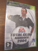 Xbox Video Game NEW Football Football Total Club Manager 2004 ea Sports ... - £10.25 GBP