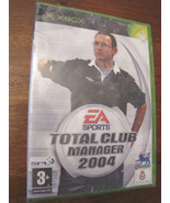 Xbox Video Game NEW Football Football Total Club Manager 2004 ea Sports ... - $248.23 MXN