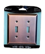 Decorative Wall Plate Elumina SEALED NEW Steel Antique Copper Finish 2 S... - $19.99