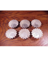 Lot of 6 Used Round Metal Tart Molds with Fluted Edges, 2 3/4 inch diameter - £5.08 GBP
